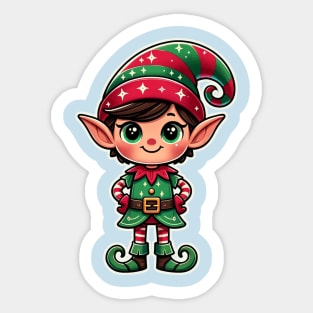 Cute little elf Sticker